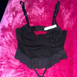 Colsie Black Lace Bralette